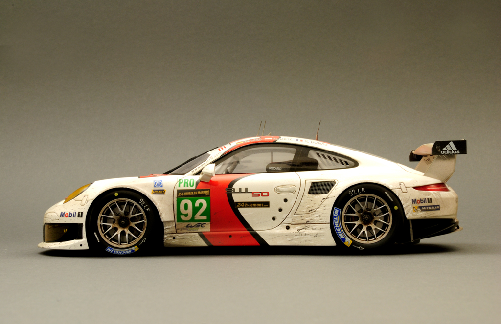 manthey 2013 porsche 991 gt3 rsr spark 1:18